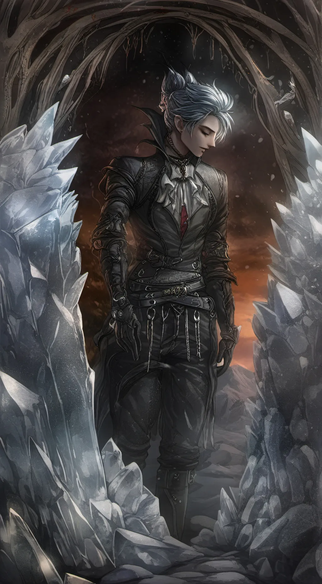 ai character: Frosty Freeze background