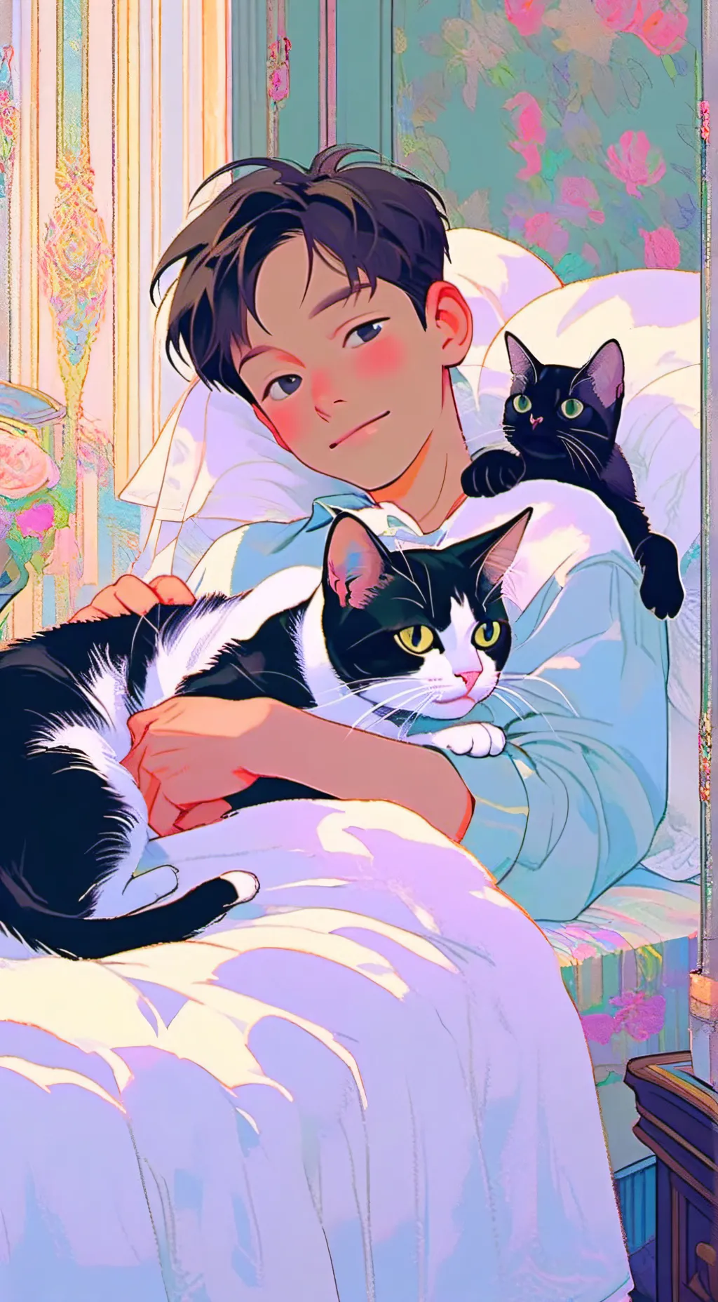 ai character: FINALLY background