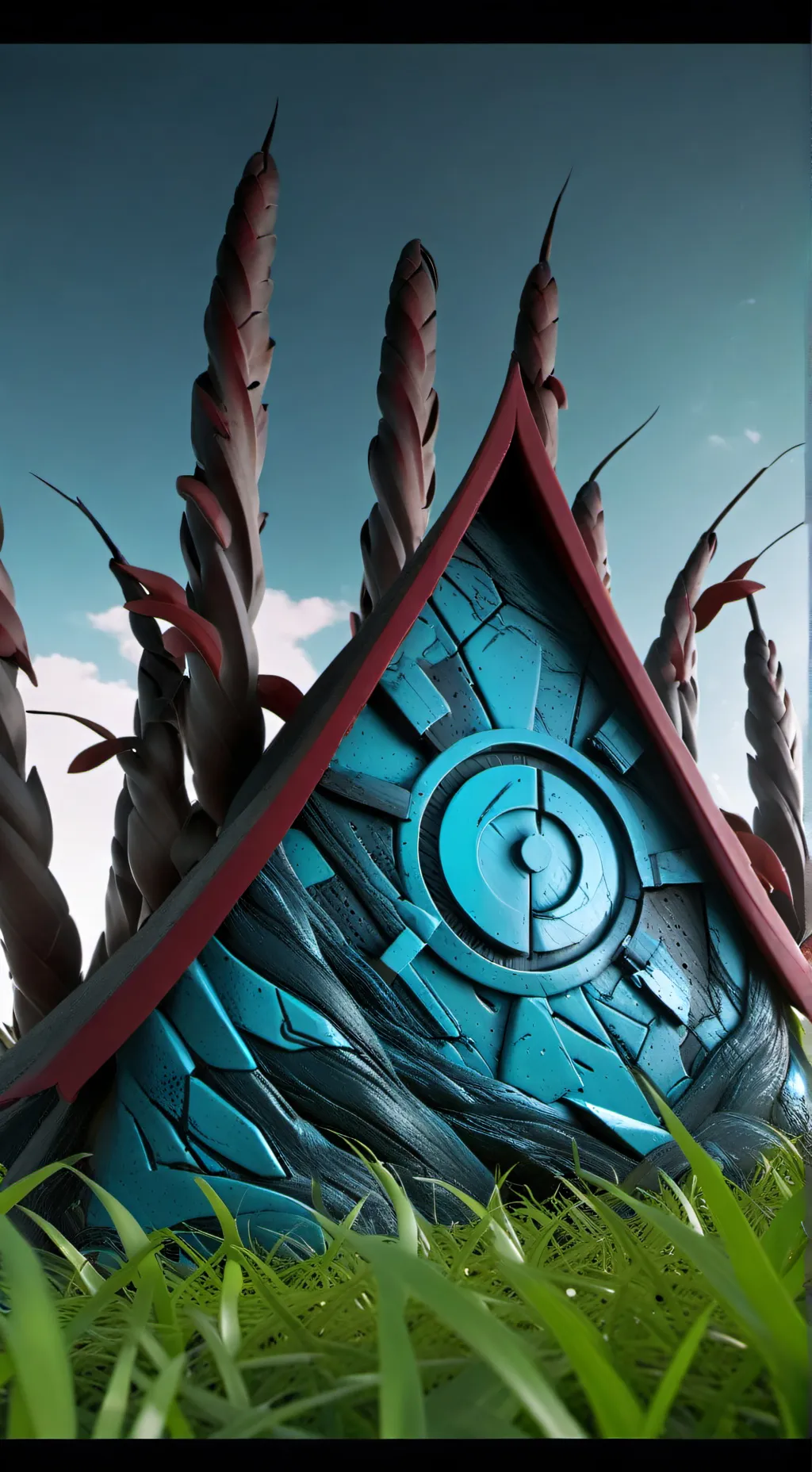 ai character: Closed talkie background