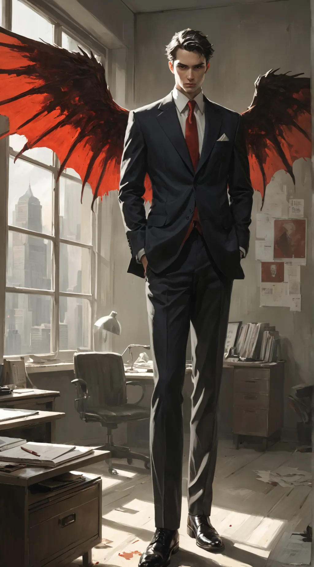 ai character: Lucien background