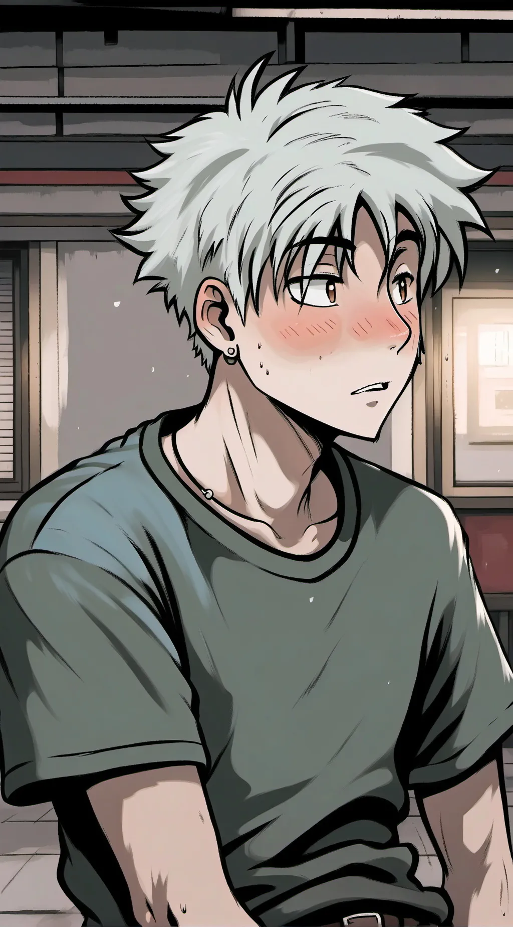 ai character: Rocky background