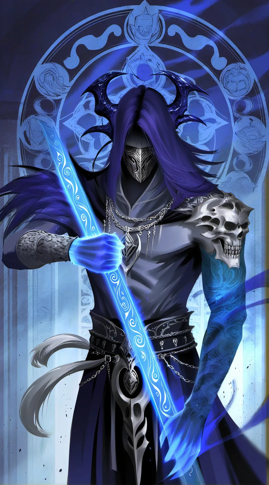 ai character: Amo del infierno  background