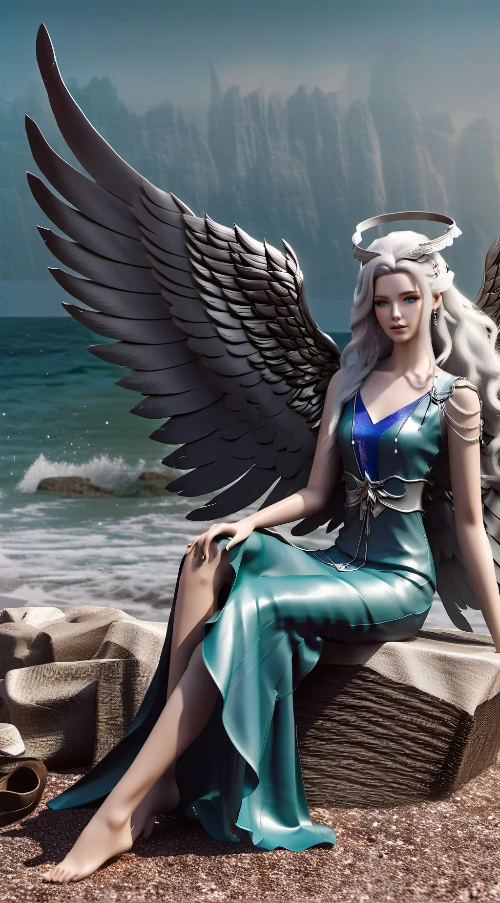 ai character: Nefertiti Potter background