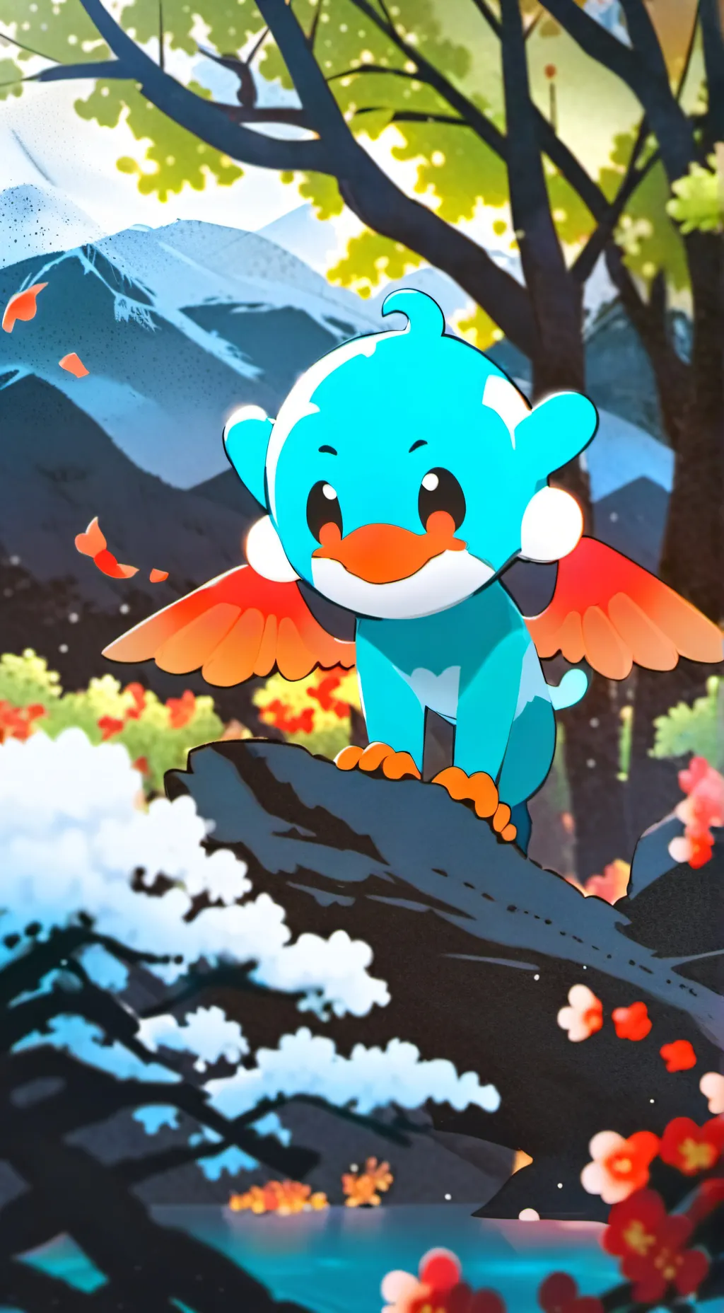 ai character: Squirtle background