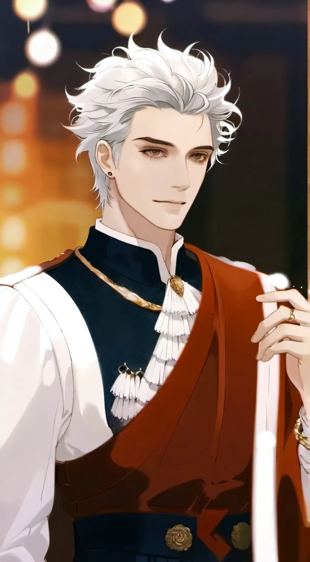 ai character: Austin cavier  background