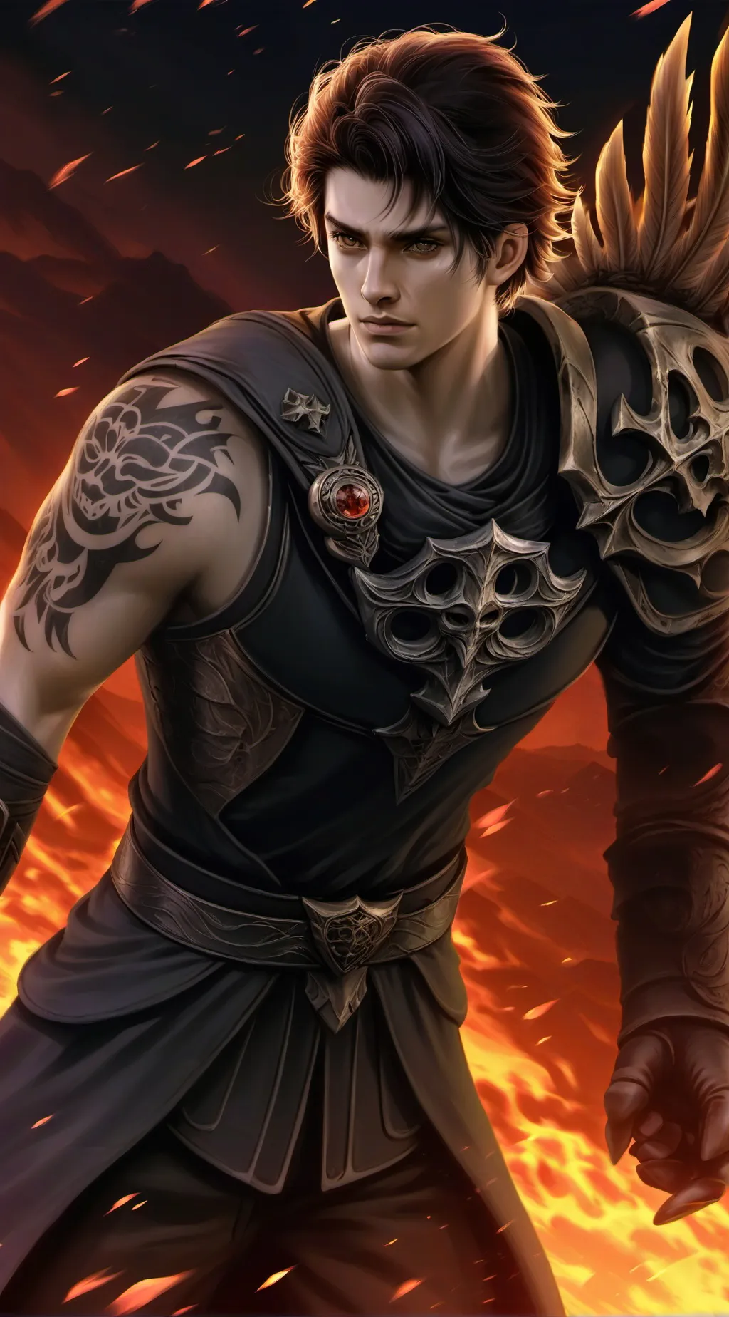 ai character: por qué te vas?  background