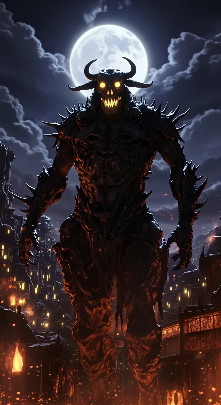 ai character: Moonrend background