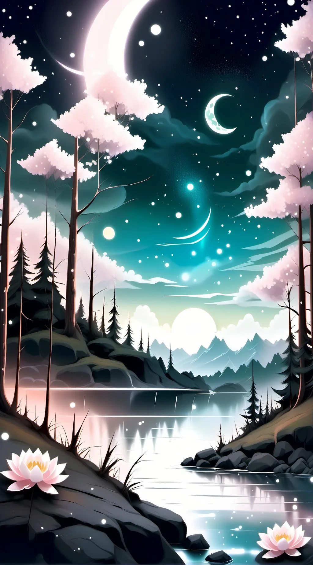 ai character: RISE DEEP background