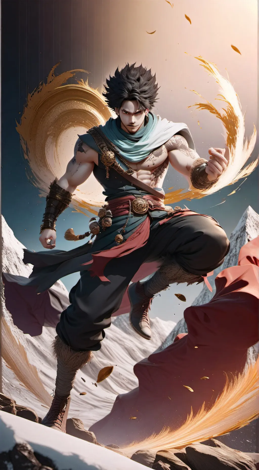 ai character: shoto x tsuyu background