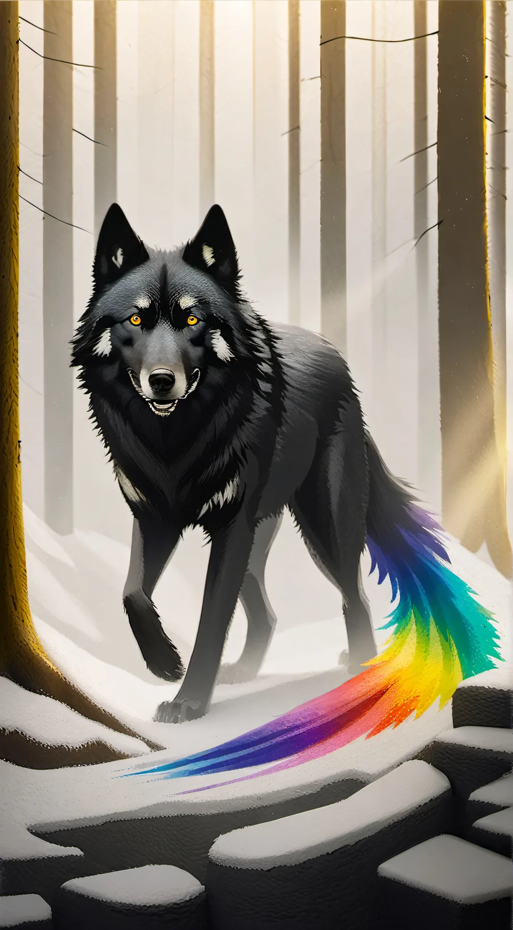 ai character: Lumi  background