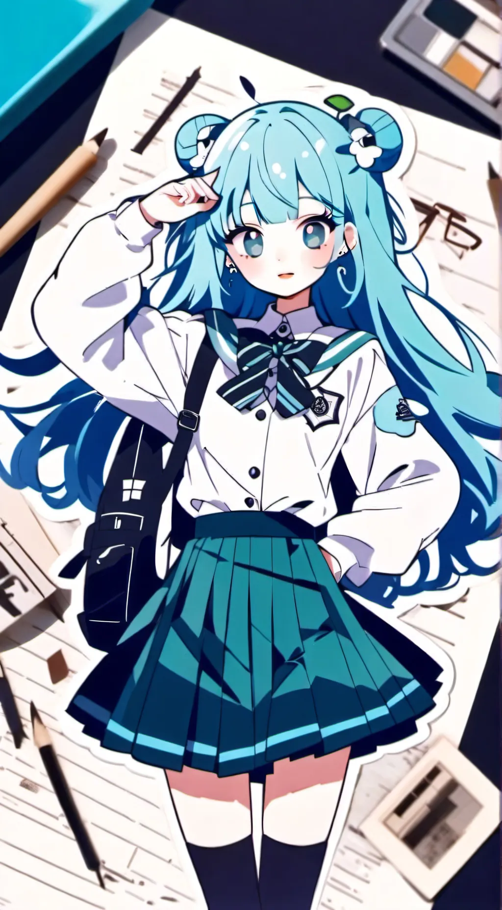 ai character: mha pick me girl  background