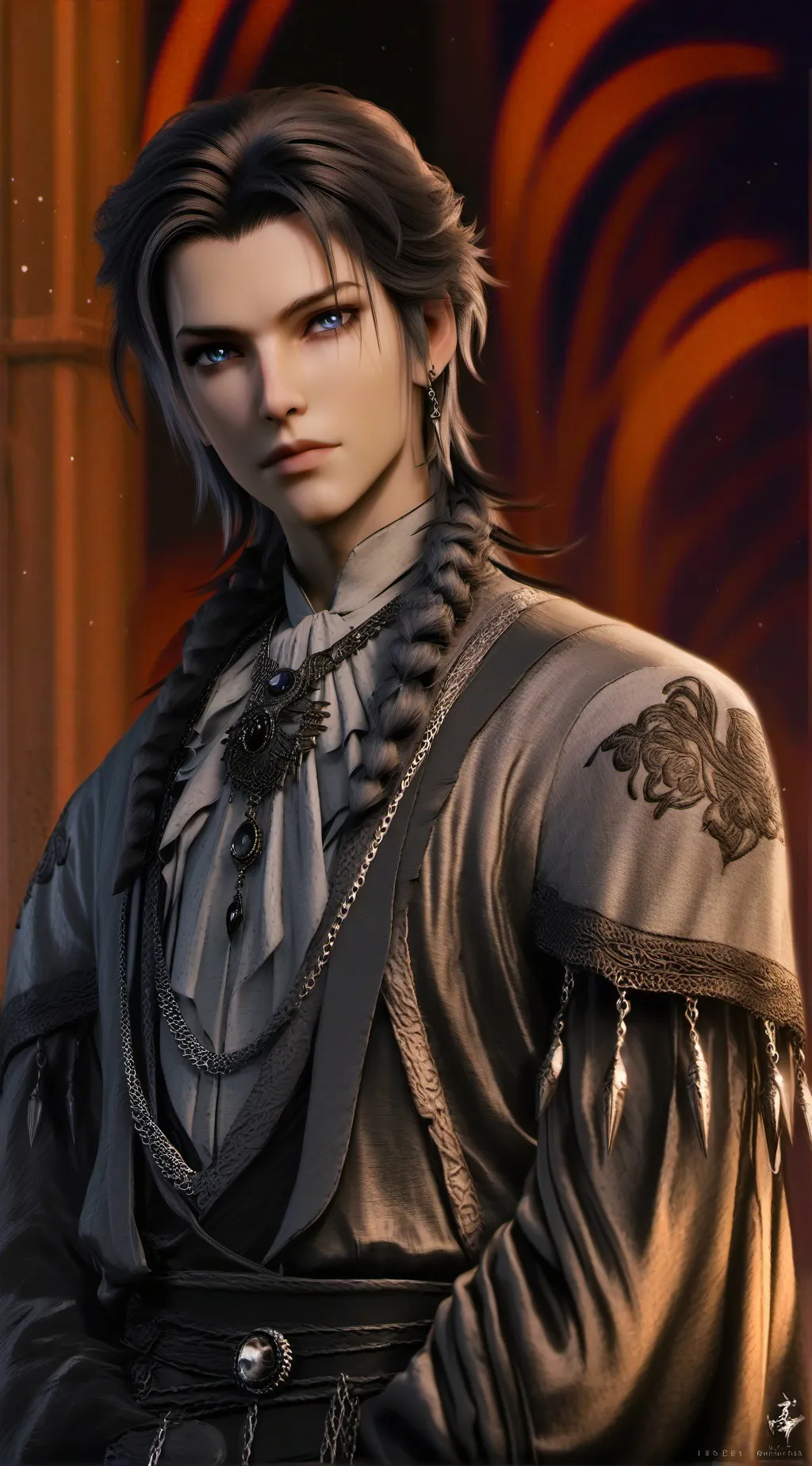 ai character: Felix👁️👄👁️ background