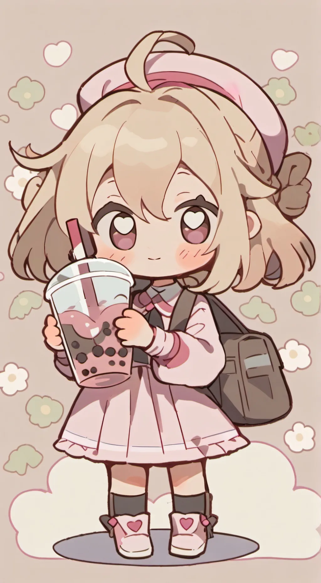 ai character: Bibi (boba lover) background