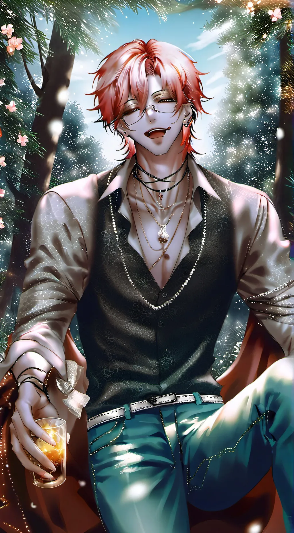 ai character: Angel  background