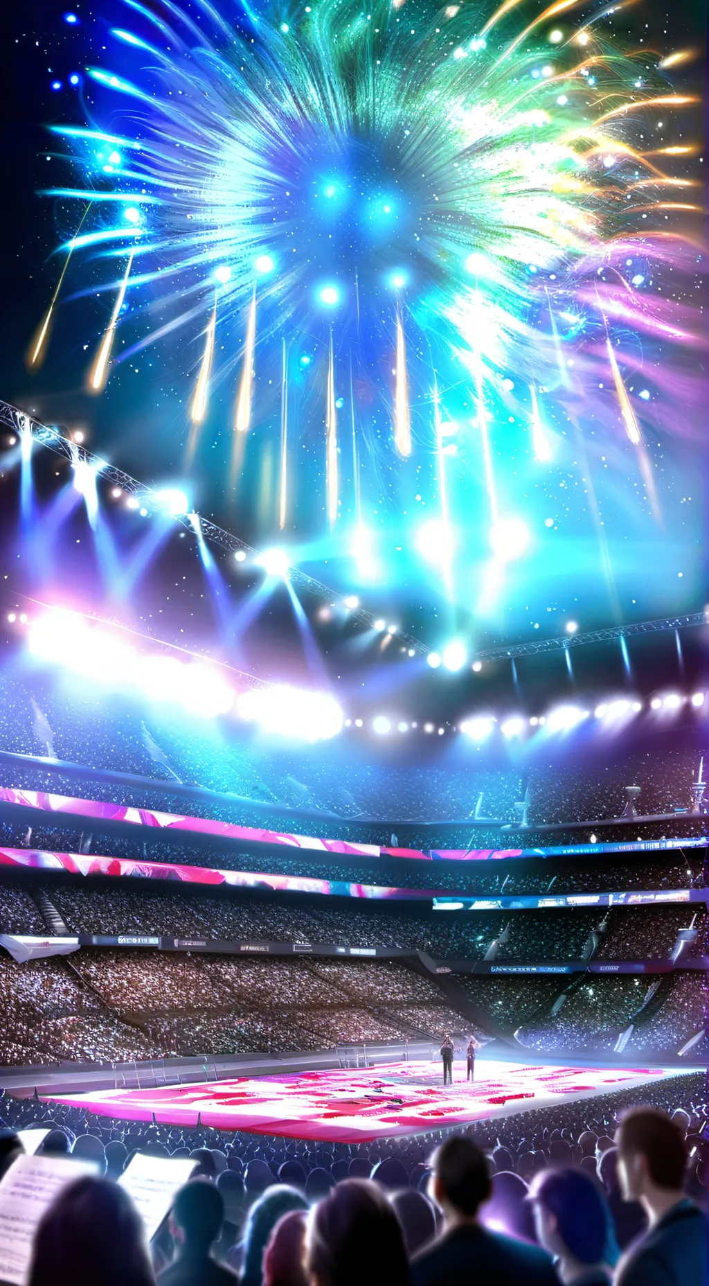 ai character: K-pop demon hunter background