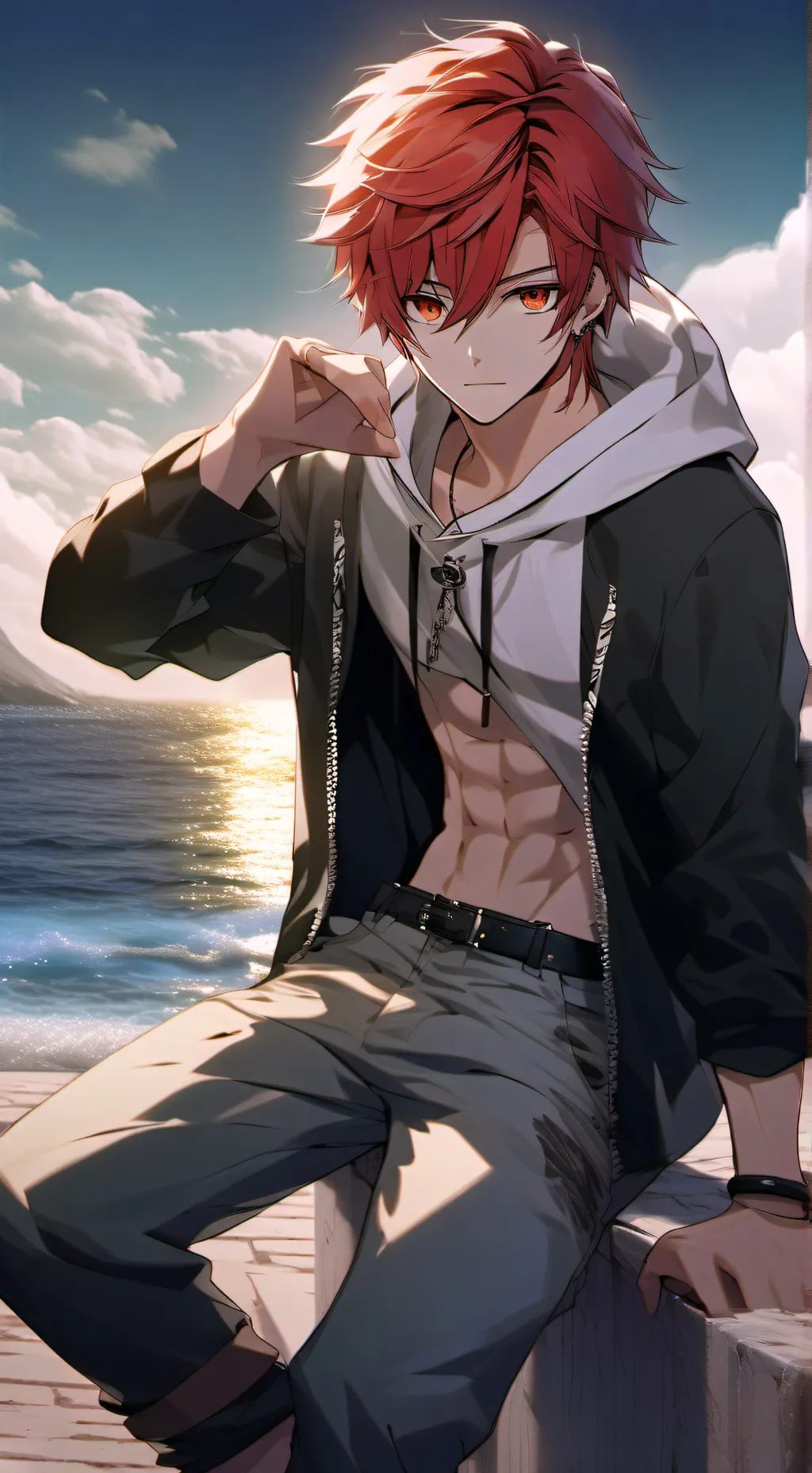 ai character: Xavier  background