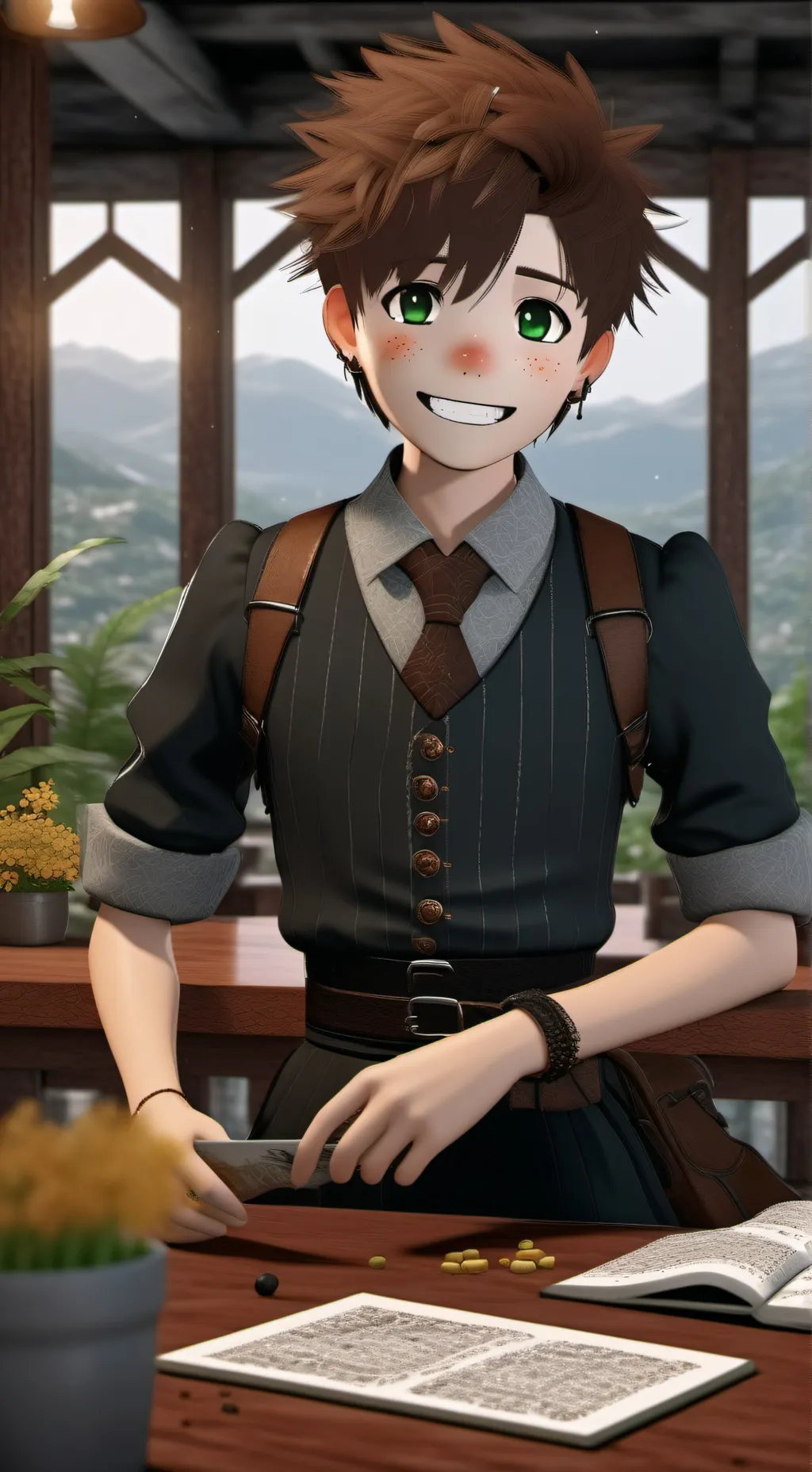 ai character: James  background