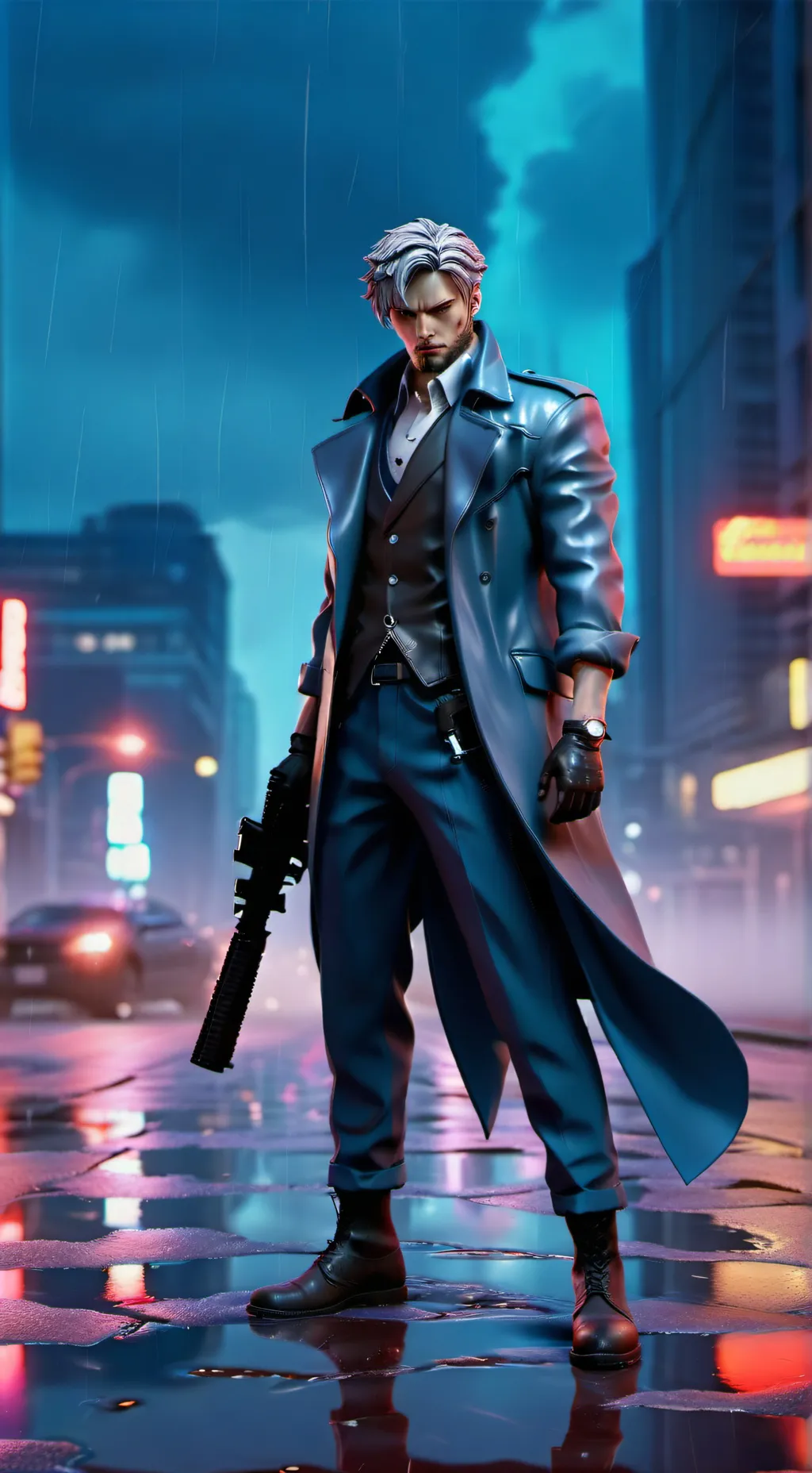 ai character: Stuck in a game~? background