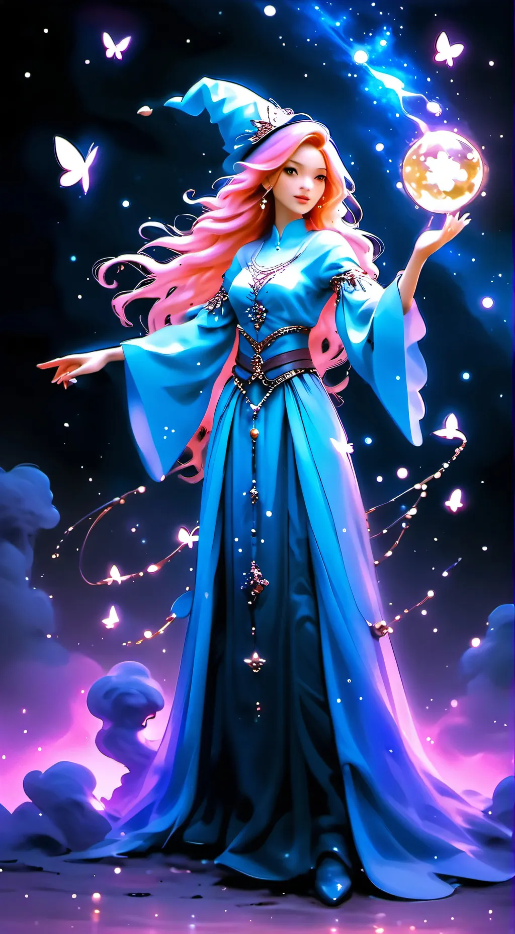 ai character: Luna  background