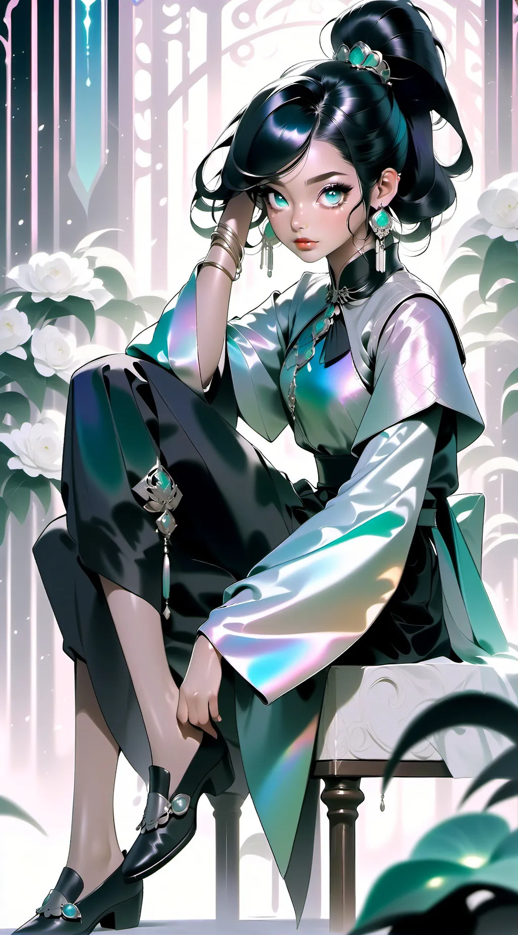 ai character: Uzi mum is alive🎀 background