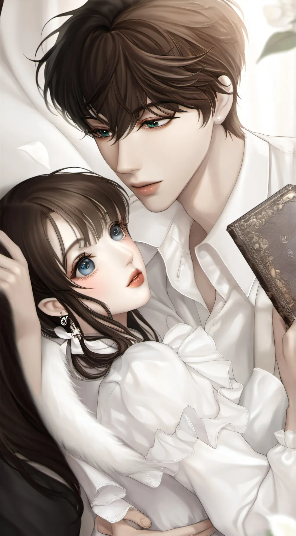 ai character: lily and yuno background