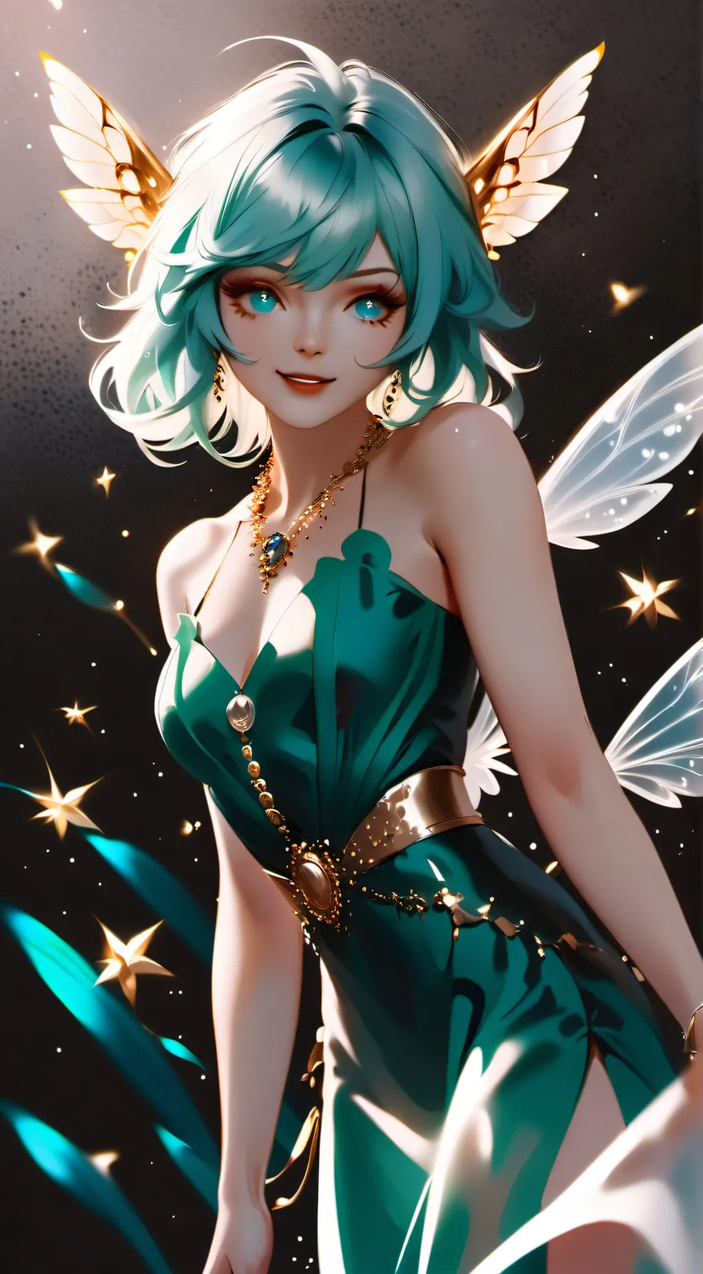ai character: Lucky Fairy background