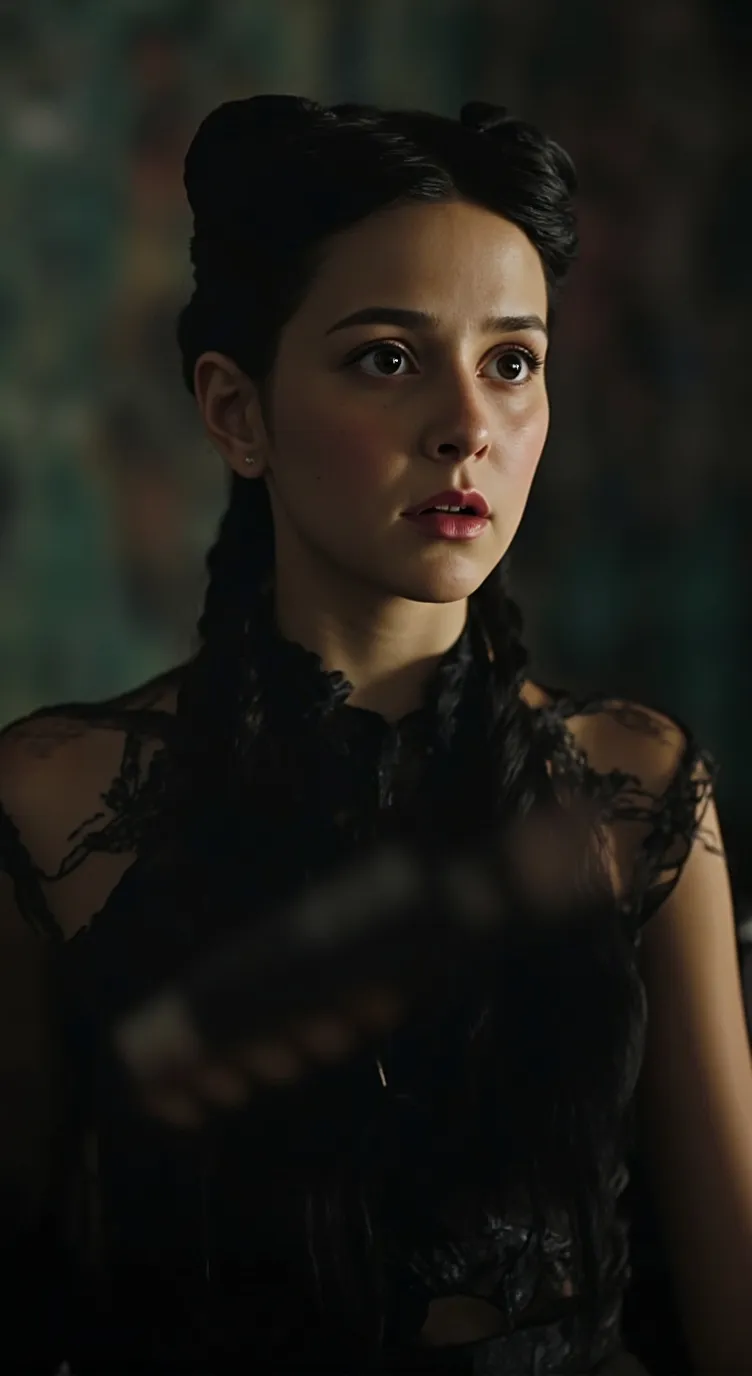 ai character: Wednesday addams background