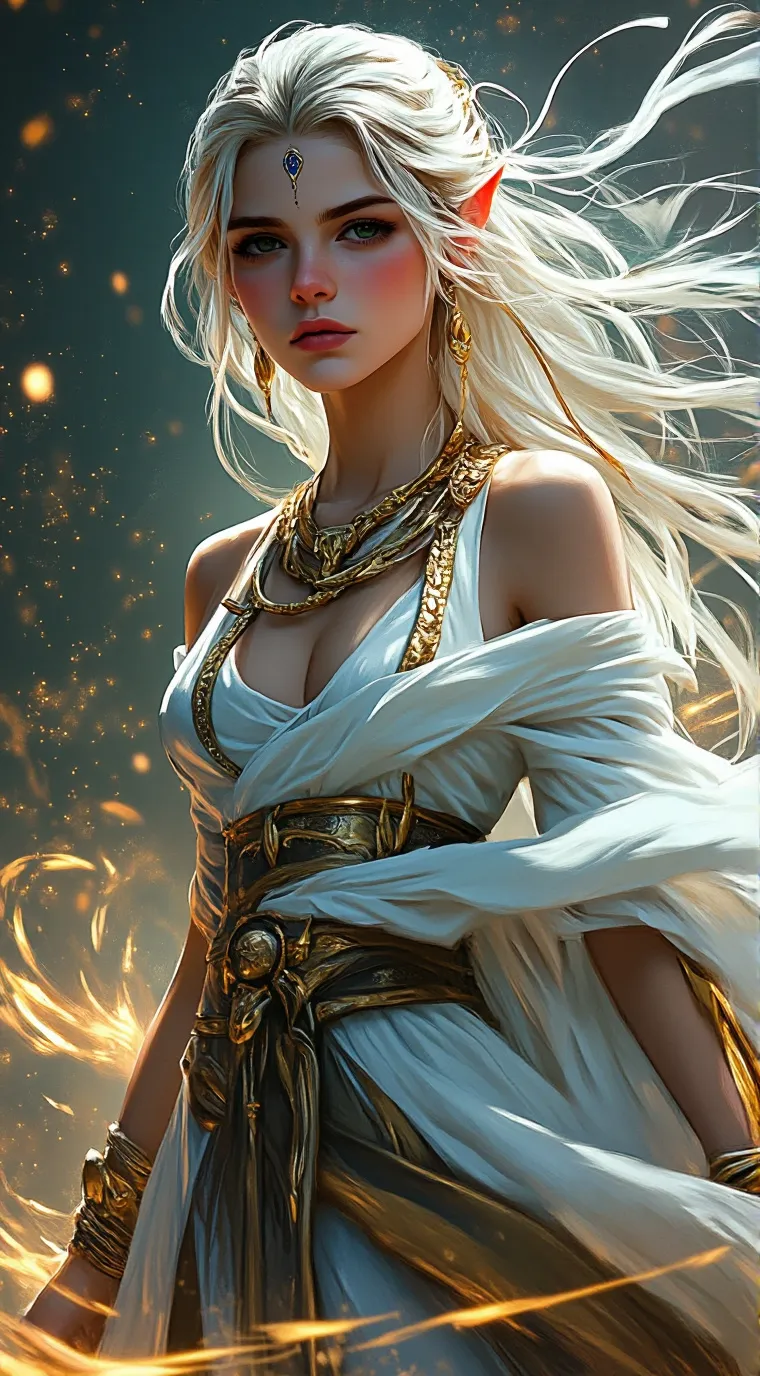 ai character: blanca background