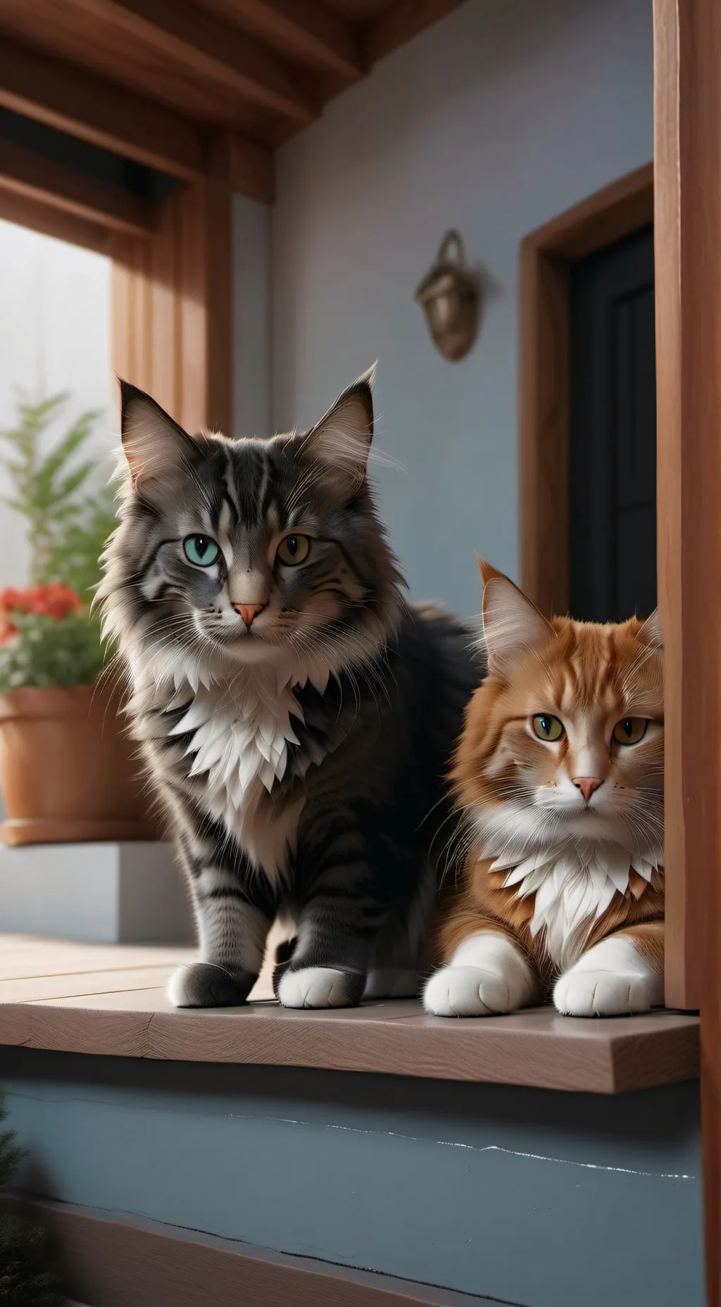 ai character: All Family Cat background