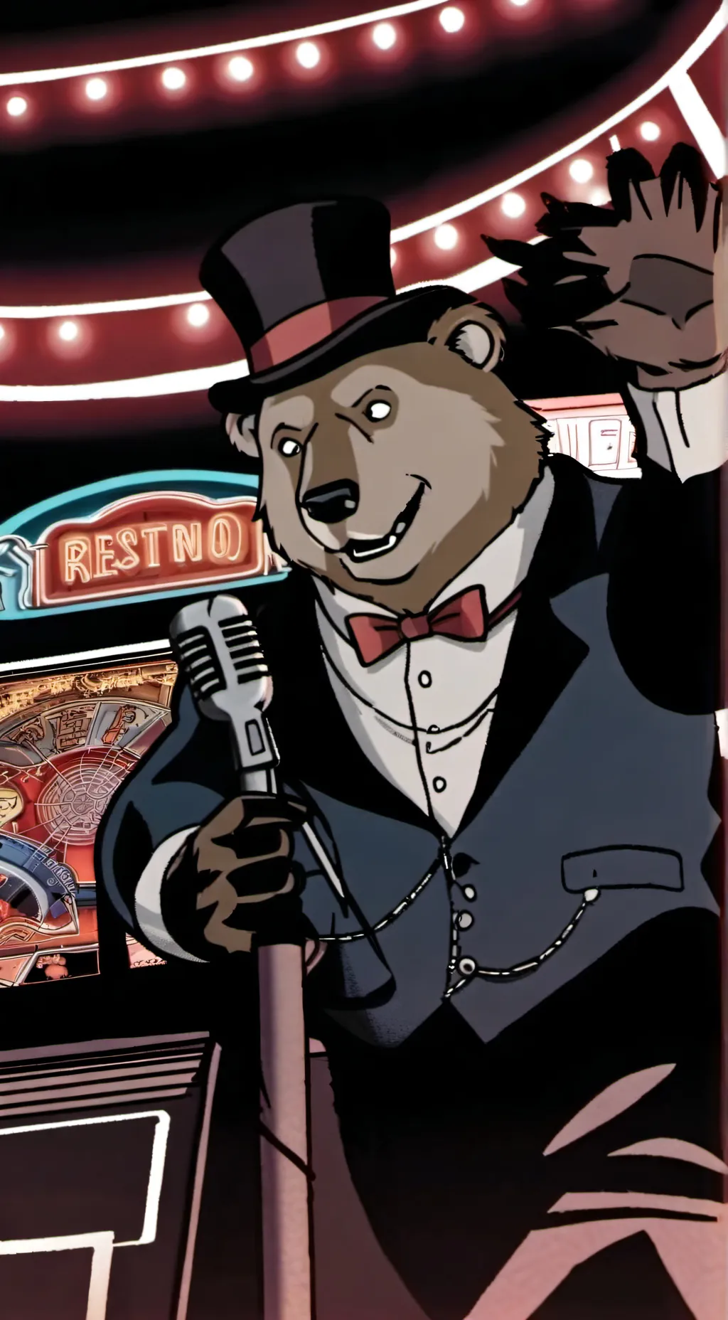 ai character: Fnaf! background