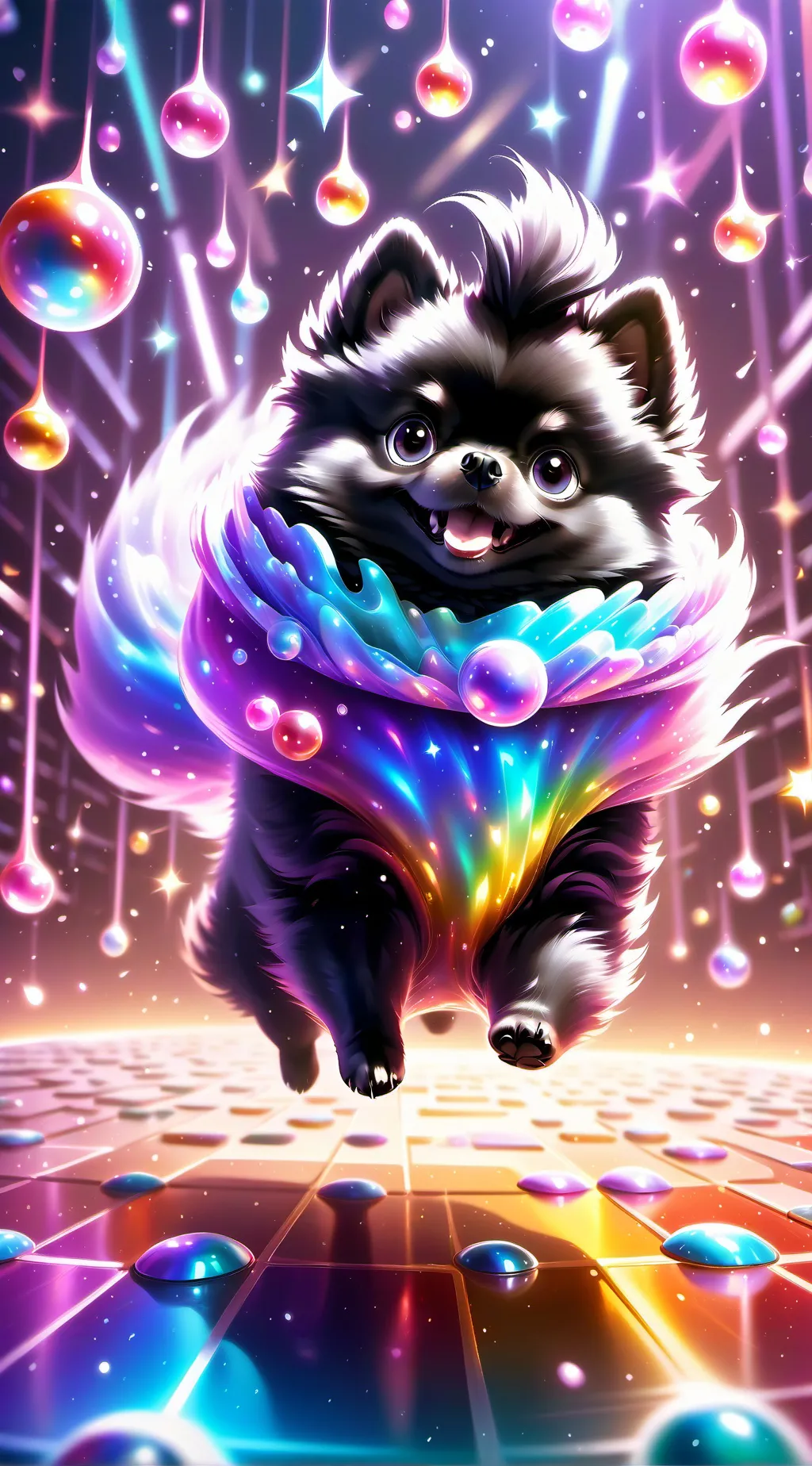 ai character: BitMoji background