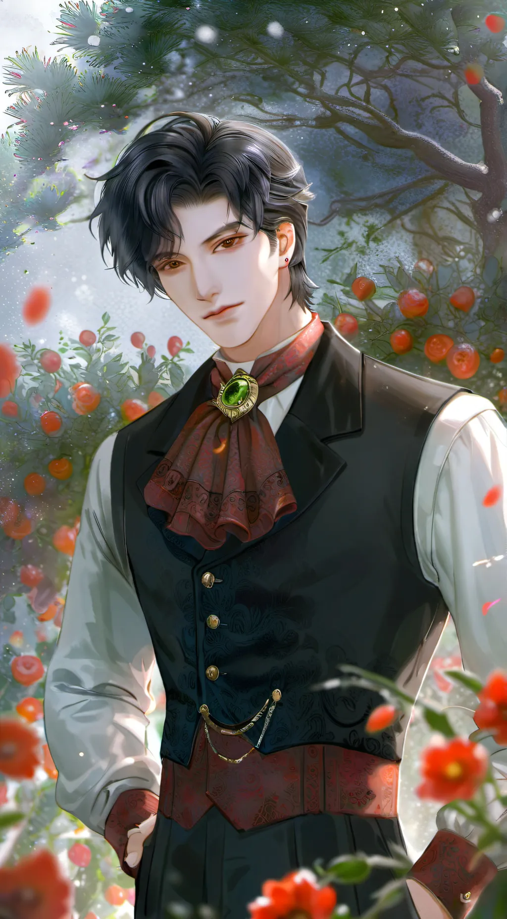 ai character: Darius  background