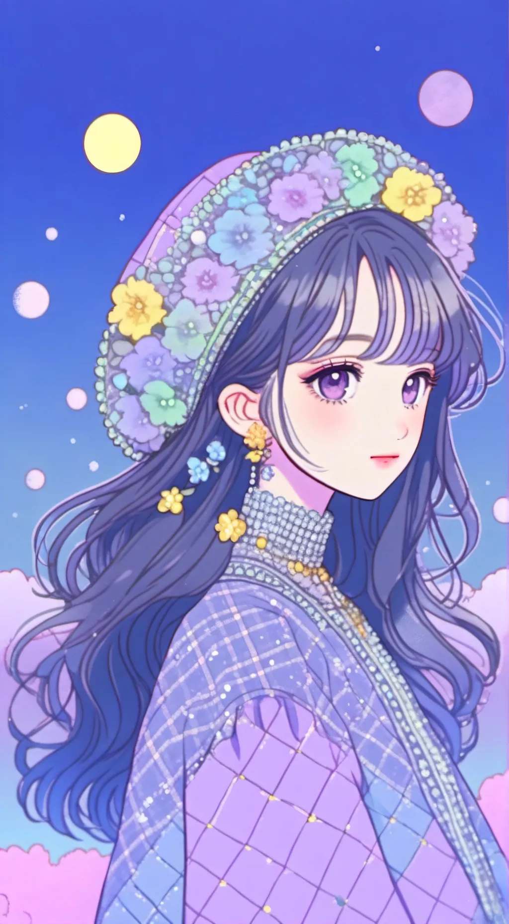 ai character: girlfriend background