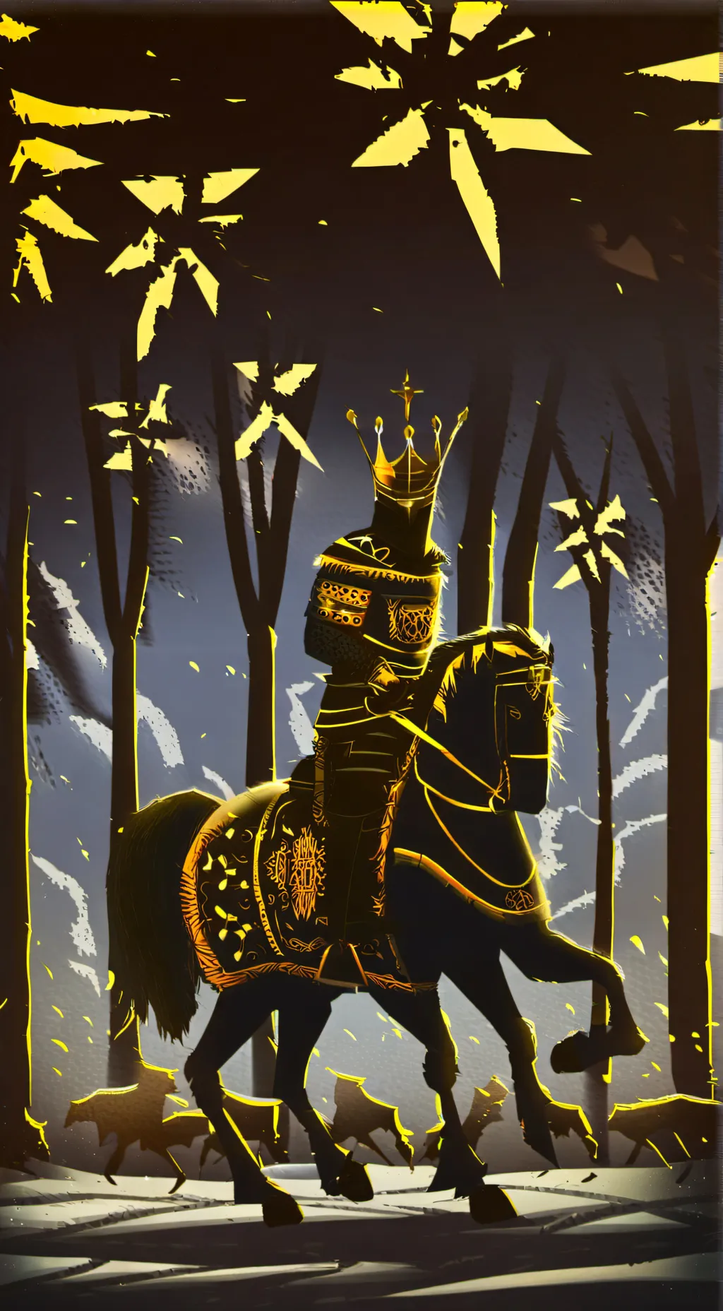 ai character: The King’s Knight background