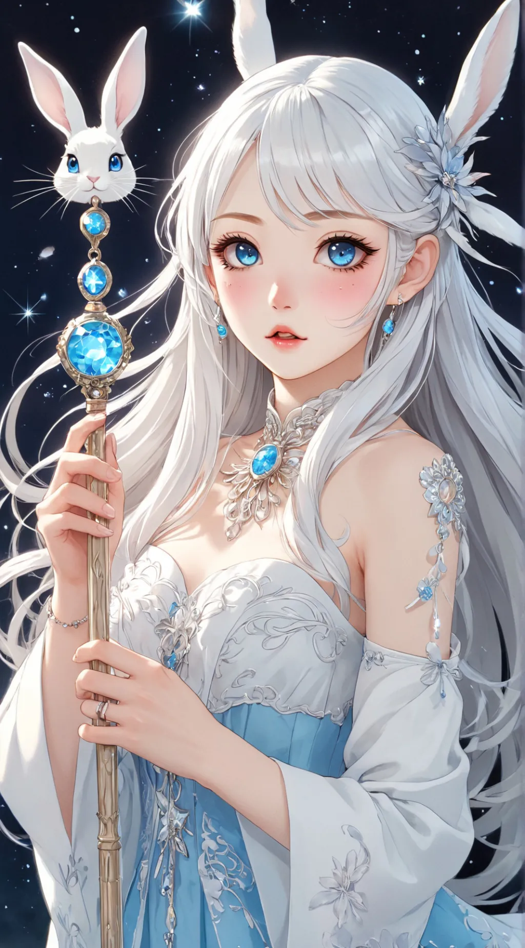 ai character: Bonnie 🐰 background