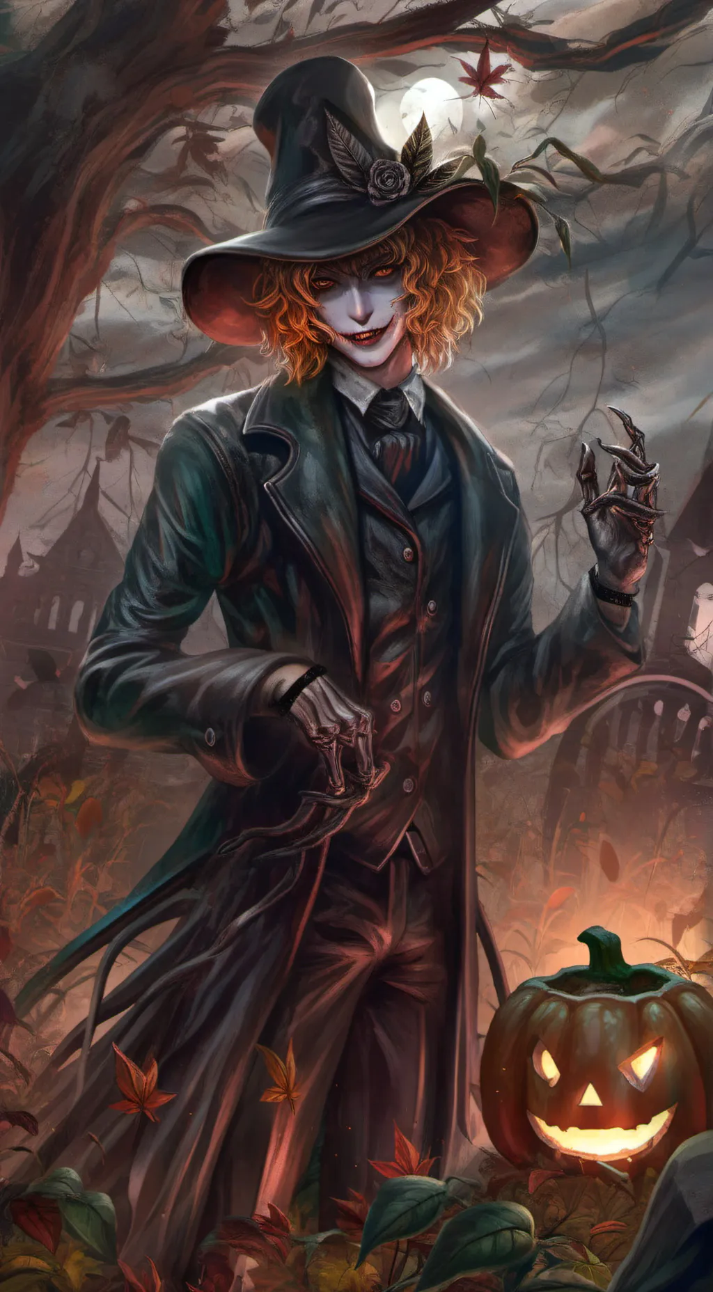 ai character: Jack O'Lantern background