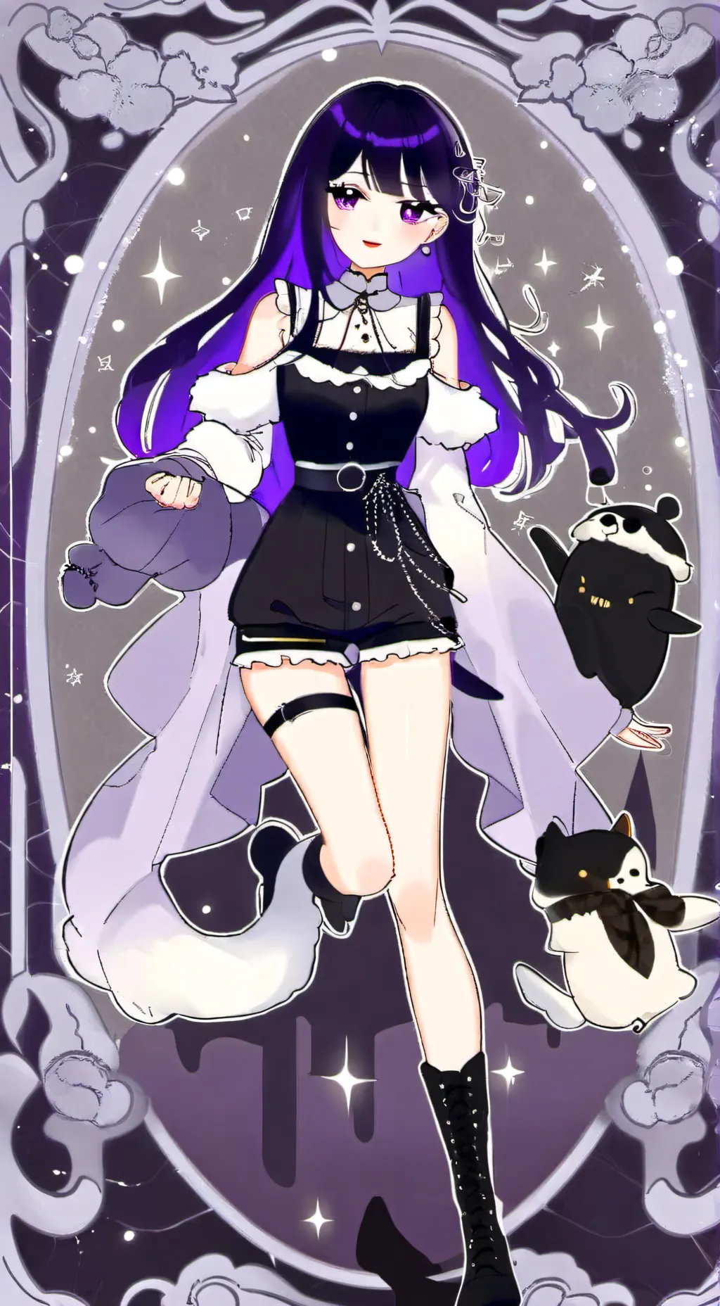 ai character: luna's emotions background