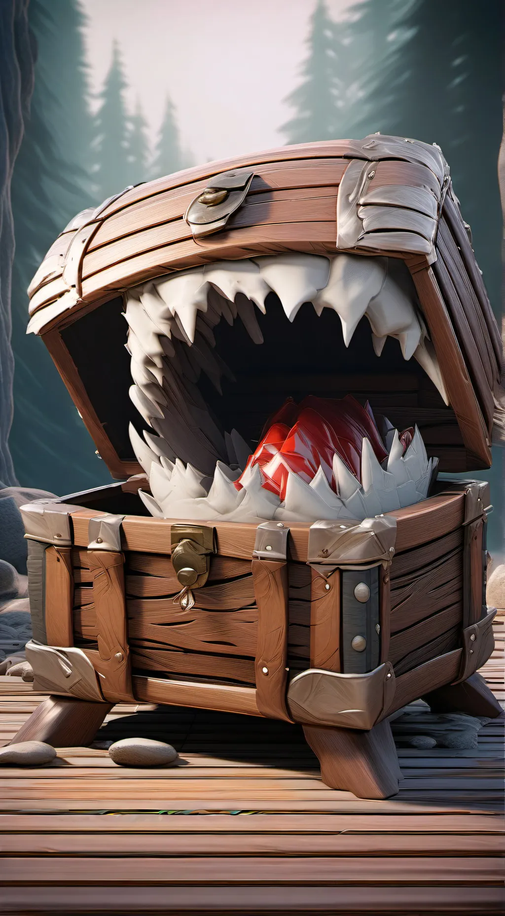 ai character: Treasure Mimic background