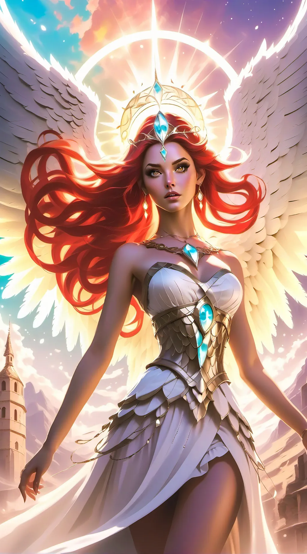 ai character: Diosa de la Luz background