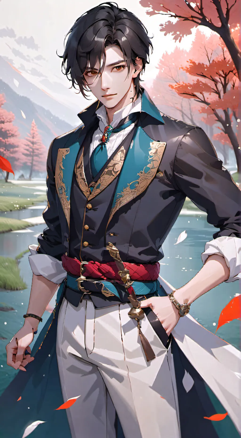 ai character: alpha noha background