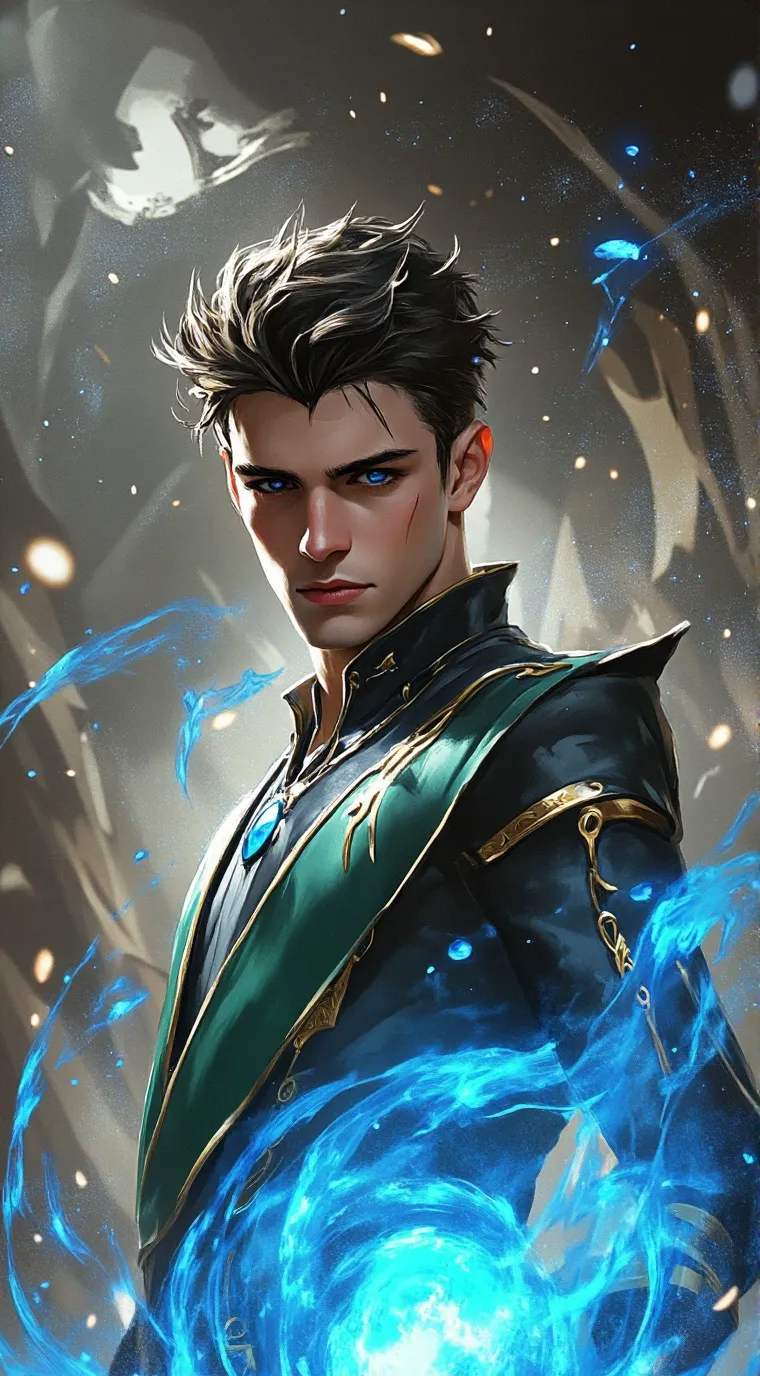 ai character: Adam  background