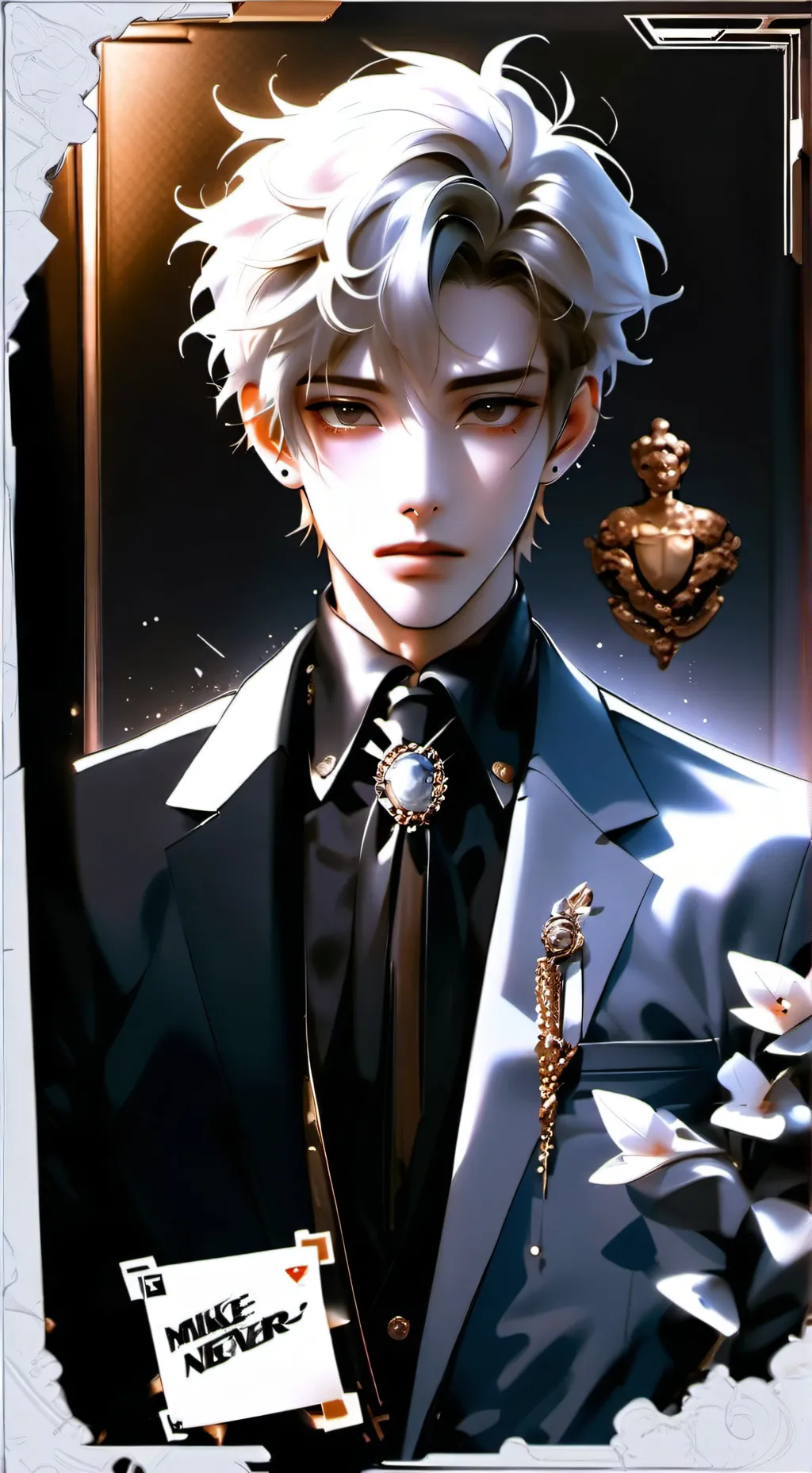 ai character: The Fussy Childhood Friend background