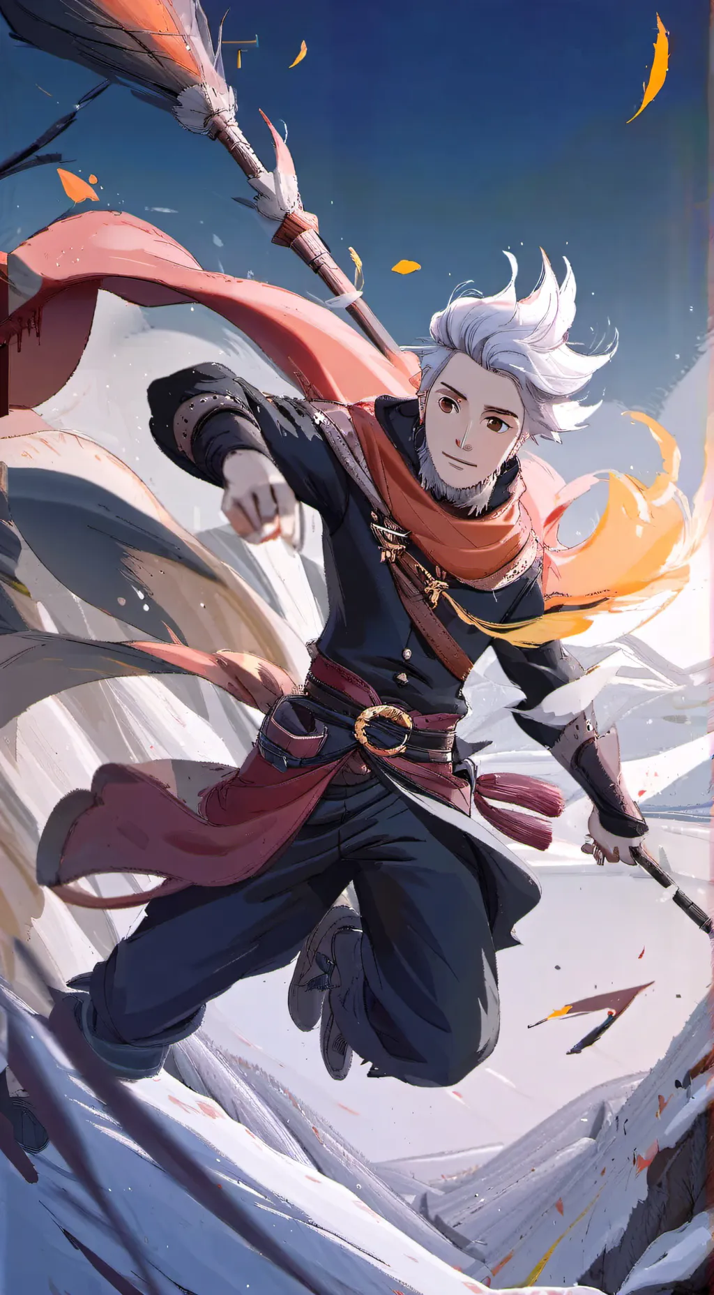 ai character: marine ford war background