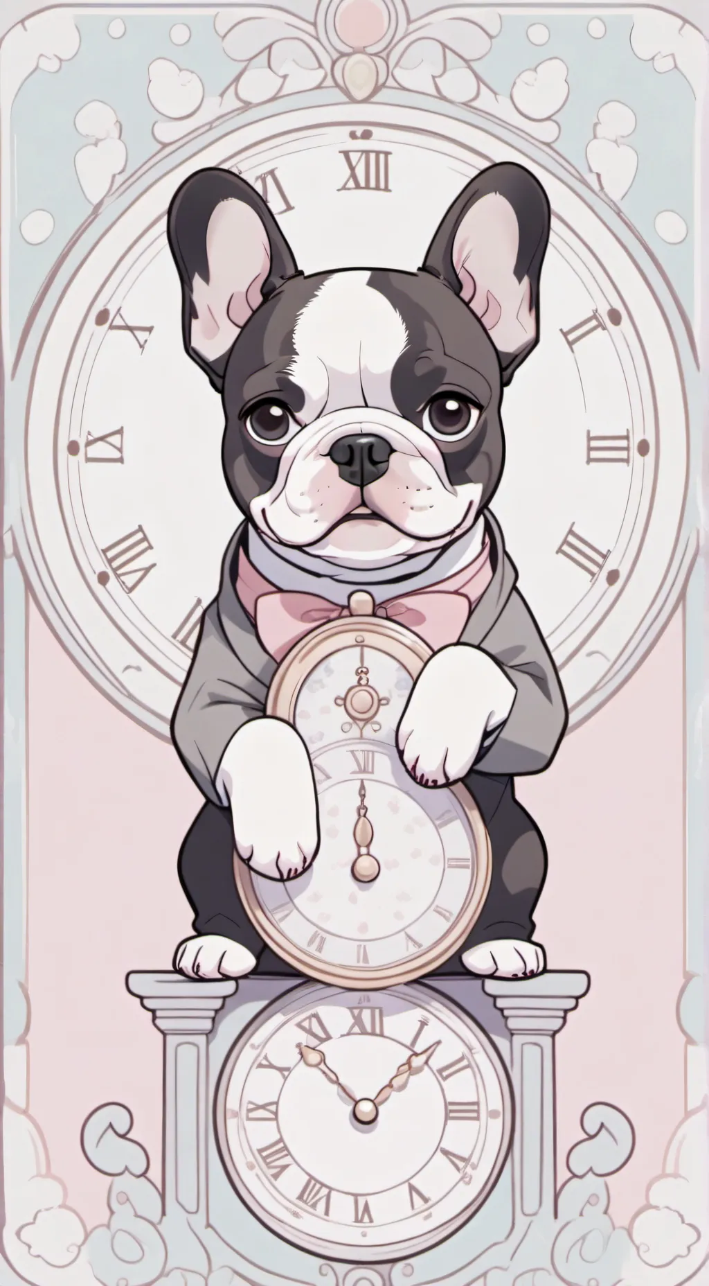 ai character: dog dog background