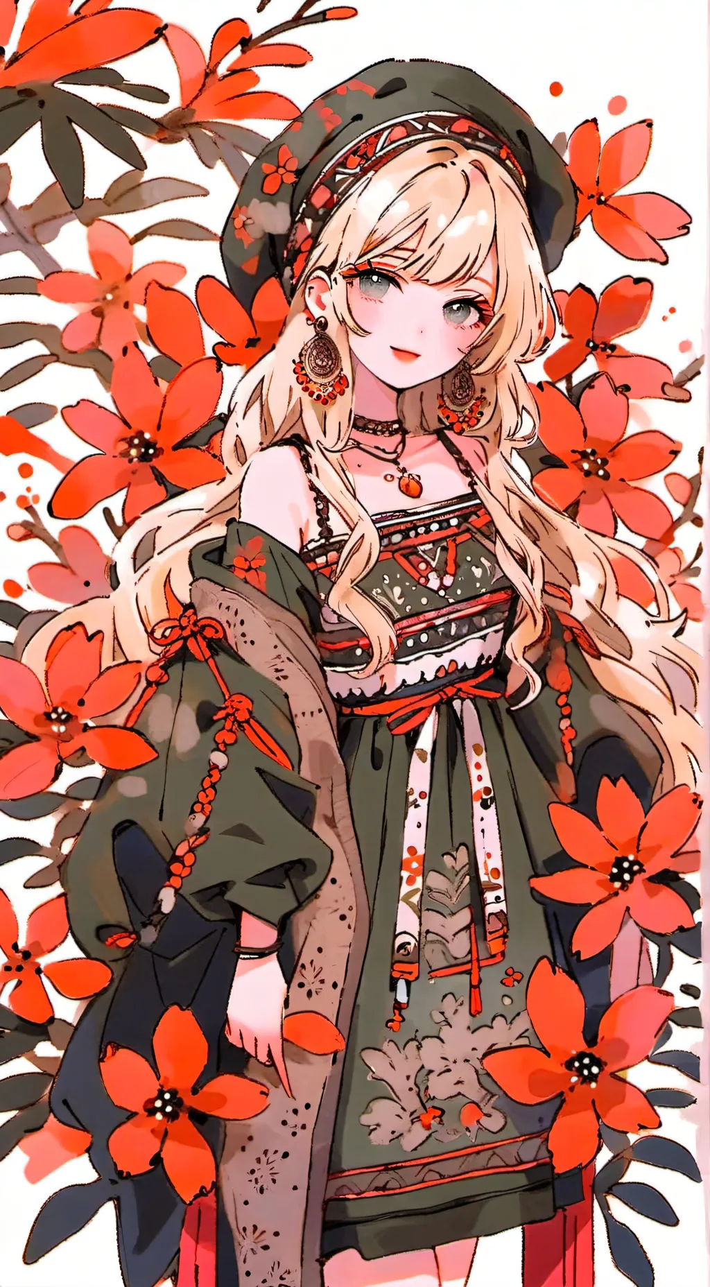 ai character: Jessica.  background