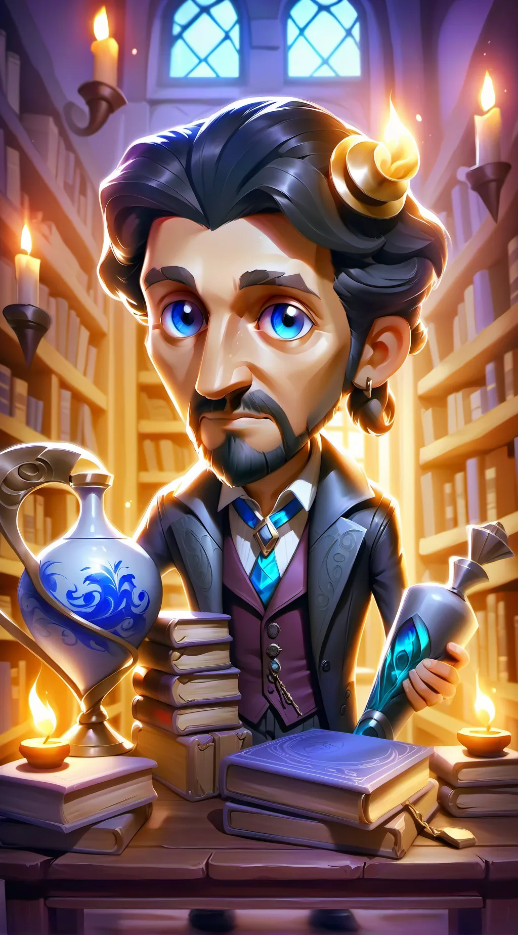 ai character: Doors background