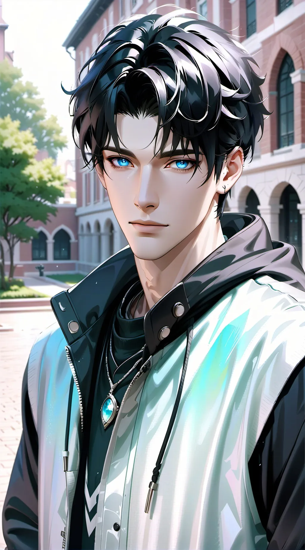 ai character: Malcolm Hale background