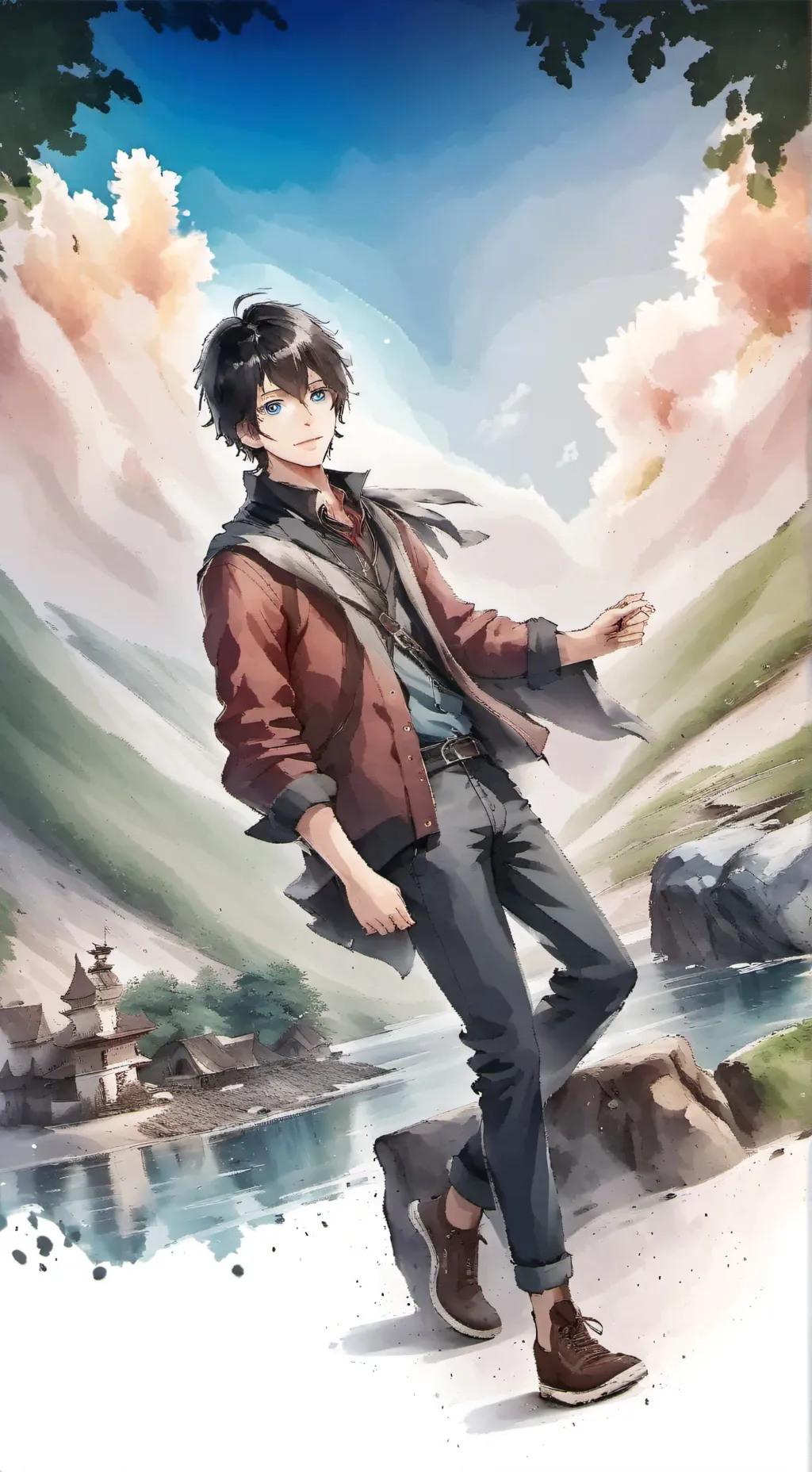 ai character: Markus Cruz  background