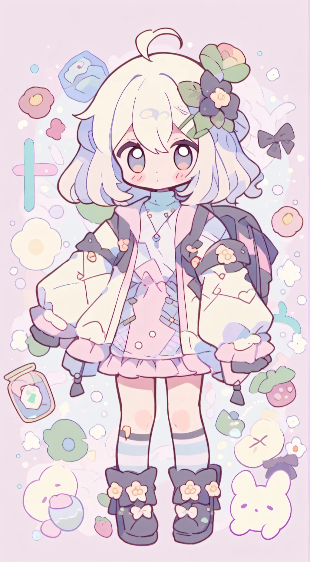 ai character: pilar castroso  background