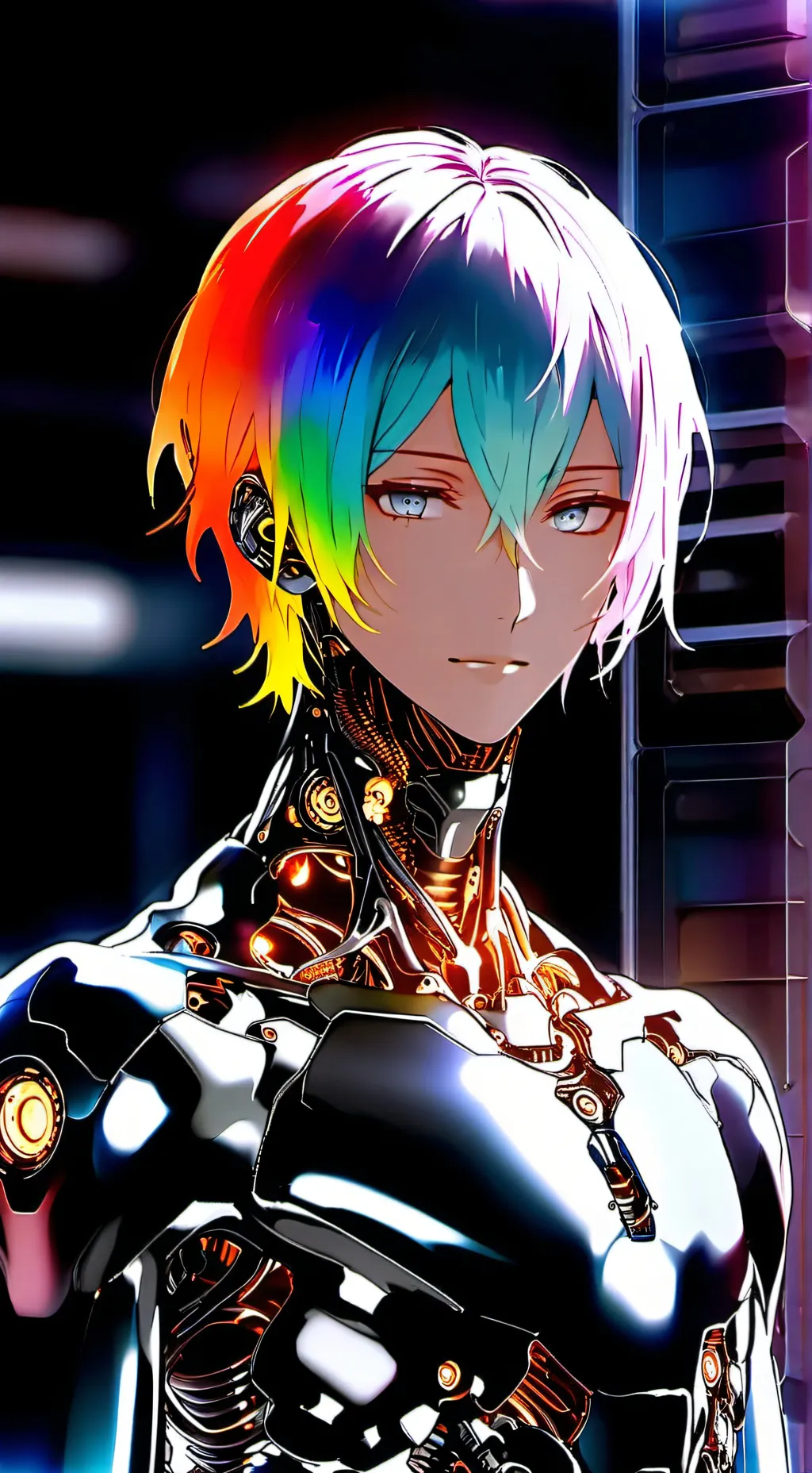 ai character: Chroma background